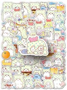 Sanrio 50pcs Officially Licensed 4-5cm Sanrio Mix Waterproof Kid-Friendly Graffiti Stickers For Laptop, Water Bottles, Bumper,Computer, Phone, Notebooks Stickers And Decals