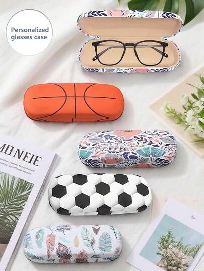 1 件时尚创意眼镜收纳盒，休闲太阳镜收纳盒