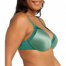 Maidenform Women's Comfort Devotion Underwire Bra, Full Coverage Convertible T-Shirt Bra - 深綠棕櫚 - 查看 2