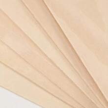 10 pièces/5 pièces/1 pièce Feuilles vierges pour artisanat - 12 x 8 pouces - Feuilles de contreplaqué de 1,5 mm d'épaisseur avec surfaces lisses - Panneaux de bois rectangulaires non finis pour découpe laser, pyrographie, modèles architecturaux, teinture
