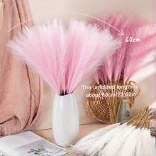 30قطعة/15قطعة/6قطع من عشب البامباس الاصطناعي، طول 21 بوصة، مزيج من اللون الوردي والأبيض والوردي الغامق، عشب البامباس المتطاير الاصطناعي، ديكور منزلي بأسلوب بوهيمي، مملأ للمزهريات والمكاتب والأعراس والحفلات