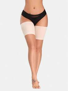 1 Pair Women Anti-Chafing Thigh Bands, High Elastic Silicone Anti-Friction Leg Warmers, Anti-Rubbing Thigh Bandages - Multicolor - View 6