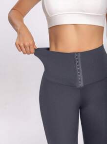 2 pares de calças de ioga de cintura alta para mulheres, leggings de cintura fina na altura do tornozelo para esportes ao ar livre, academia, ciclismo