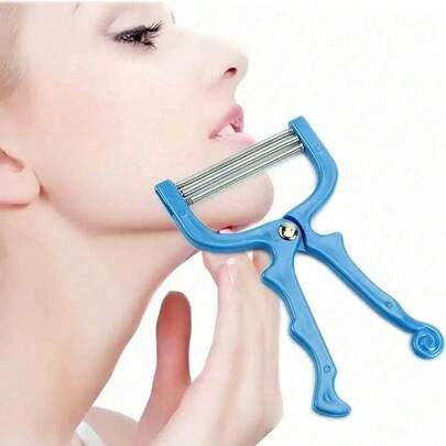 1 Piece Beauty Tool Manual Spring Facial Hair Remover Shaving Hair Removal For Women