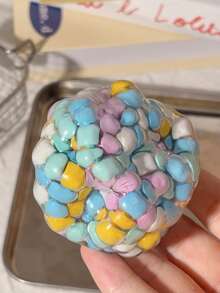 Xylitol Handmade Squeeze Ball, Suitable For Children And Adults, Slow Rebound Sensory Toy, Helps Regulate Emotions And Improve Attention, Hand Grip Stress Ball, Pull And Stretch Toy, Suitable For Children, Teenagers And Adults, Classroom Rewards, Sensory Hand Exercise Toy - Multicolor - View 11