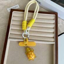 Cordón de muñeca para teléfono móvil con diseño de tortuga marina, correa de teléfono móvil con cuerda adorable, colgante de teléfono desmontable, se ajusta a fundas universales de teléfono, DIY, para mujeres y hombres, correa de mano portátil antideslizante, llavero