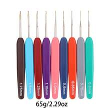 精密钩针套装，DIY 手工工具，带尺寸标记，防滑手柄，适用于针织、纱线、蕾丝，是送给奶奶、妈妈和朋友的绝佳礼物 - 9件 - 查看 6