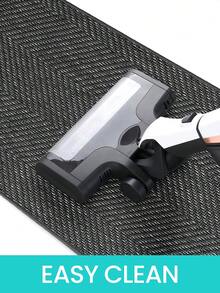 1pc Polyester Material, Simple Ins Style Dual-Color Woven Texture Doormat, Modern Fashion Woven Pattern, Easy To Clean, Wear-Resistant, Dust-Proof, Suitable For Entryway Function Mat Door Mat Kitchen Mat&Rug Home Decor Entryway Decor Bathroom Kitchen Decor Kitchen Rug