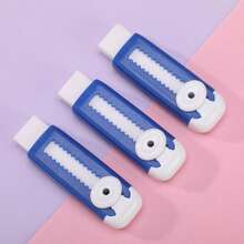 4pcs/3pcs/2pcs/1pc Retractable Erasers, Super Clean Smudge-Free Non-Crumbling Erasers, Student Correction Stationery Erasers, Back To School Essential, Reward Small Gifts