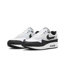 Nike Nike Air Max 1 Mesh Comfortable Versatile Fashionable Low-Top Casual Shoes, Men, White Grey Black