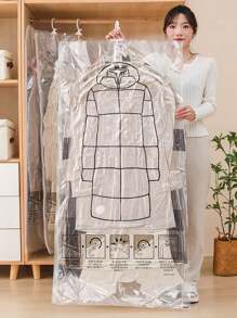 Household Hanging Vacuum Compression Bag Clothing Sorting Bag Large Vacuum Bag Hanging Down Jacket Storage Bag Vacuum Bag