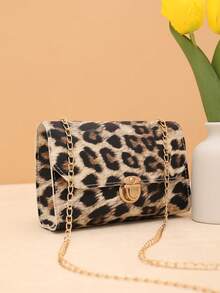 Vintage Fashion Personal Animal Pattern Chain Mini Square Bag, Daily Shopping - Multicolor - View 3