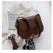 Fashionable Waterproof Shoulder Bag For Women - Brown - View 2
