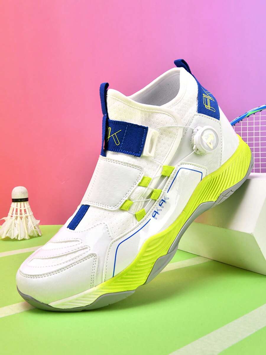 Men & Women Badminton Shoes, Lace-Up, Carbon Board Support, Ultra-Light, Breathable, Non-Slip, Wear-Resistant, Professional Badminton Match & Training Shoes, Tennis Shoes