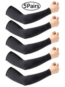 1 Stück atmungsaktiver UV-Schutz Eis-Seide Ärmelbezug für Outdoor-Sport und Golf