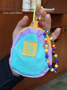 1pc Mini Cartoon Earphone Coin Key Chain Phone Pendant Storage Bag