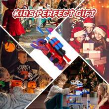 2 Pieces Spider Web Shooter Hero Launcher Wrist Playset, RPG Rocket LauncherGlovesWith Wrist Toys, Fun Decorations, Kids Wrist Playsets, Birthday PartyDecorations,Halloween, Christmas - Đỏ - Xem 6