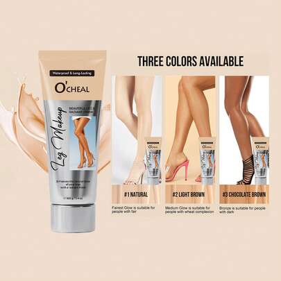 1pc Leg Makeup Waterproof No Transfer, Leg Vein Cover Up Makeup For Varicose Veins Waterproof Black Skin, Leg And Body Scar Cover Up Makeup For Tattoo Cover Up