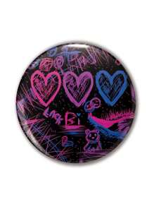 趣味图案徽章、女士胸针、装饰别针、包包饰物、服装配饰，送给朋友、家人、老师、同学的有趣礼物