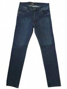 World JSM Silver Pantalon para Hombre de Mezclilla corte casual Slim con Stretch Mundo JSM Silver - Verde - Ver 3