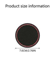 2个休闲简约硅胶汽车杯架 - 彩色 - 查看 2