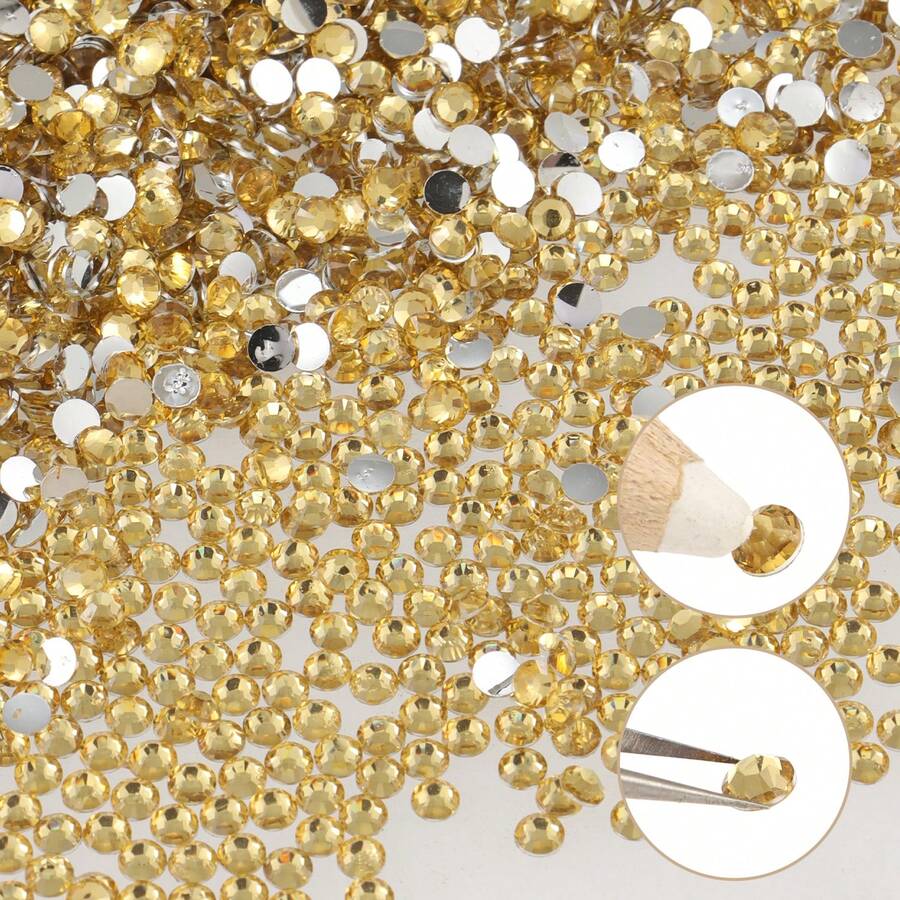 0.2厘米/0.3厘米/0.4厘米/0.5厘米水晶钻、树脂钻石、假宝石，适用于DIY、工艺品、鞋子、衣服装饰