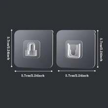 5 件强力防水壁钩，防损坏，多用途粘钩，适用于浴室、厨房、卧室储物和实用，适用于学校用品，返校