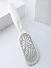 1pc Low Allergy Metal Foot File & Scraper - Ideal For Smoothing And Cleaning Dry Skin, Great For Removing Thick Skin, An Essential Foot Care Tool | Low Allergy Foot Care | Durable Foot Care Instrument