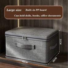 Pudełko do przechowywania z miękką okładką kationową, składane pudełko do przechowywania ubrań, dokumentów i certyfikatów do domu