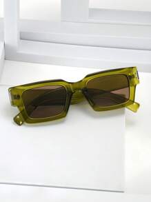 Men's Full Frame Fashion Glasses, Suitable For Beach Party, Tropical Beach Vacation, Holiday Outfit, Fashion Women Street Snapshot Accessory