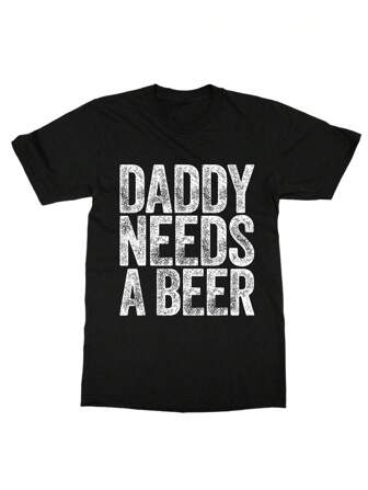 Beer Lover Graphic T-Shirt, Funny Beer Tee, Perfect Father's Day Gift, Casual Fashion Unisex Top