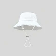 New Fashionable And Personalized Bucket Hat, Vintage Style Casual Sun Hat, Versatile Brim Hat With Aesthetic Look To Flatter Face - Multicolor - View 12
