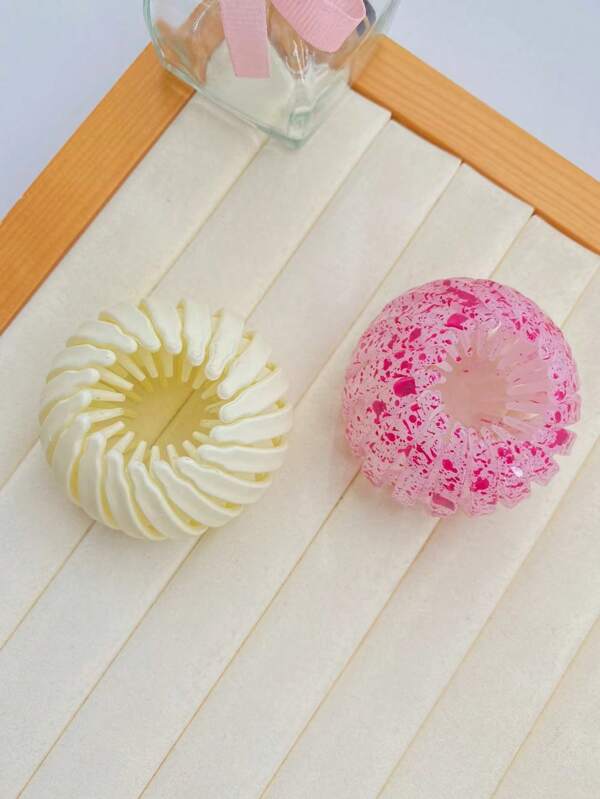 2/3 Peças Scrunchies de Cabelo Minimalistas, Modelador de Coque, Presilha de Cabelo, Acessório de Cabelo Slouchy para Mulheres, Cor Sólida, Penteado Rápido e Conveniente