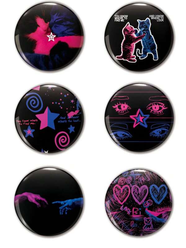 Abzeichen mit witzigen Mustern, Broschen für Frauen, dekorative Anstecker, Taschenanhänger, Outfit Accessoires, interessantes Geschenk für Freunde, Familie, Lehrer, Mitschüler