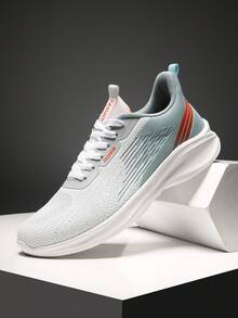 1 par de zapatos para correr ligeros y transpirables para hombres, zapatos deportivos casuales cómodos y versátiles para viajes, actividades al aire libre, absorción de impactos, zapatillas para trotar, tallas pequeñas 38-39, tallas grandes 45, adecuados para jóvenes, estudiantes, uso casual diario