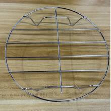 1pc Cooking Rack Round Stainless Steel, Steamer Rack. KitchenTools, High Foot Steaming Rack, Four-Cornered CookingSteamer, Steaming Rack,Kitchen Tools,KitchenSupplies,Food,Kitchen,Travel,Kitchen Ltems,Kitchen Tools,Kitchen Things