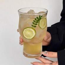 1 cốc thủy tinh đựng nước ép chất lượng cao, cốc đựng đồ uống hình ngọn đuốc, thích hợp đựng cocktail, nước có ga, cốc Mocktail sáng tạo, lý tưởng cho các buổi tụ họp tại nhà hoặc nhà hàng - Nhiều màu - Xem 16