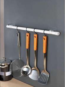 10 Giá đỡ lắp đặt không cần khoan, móc treo rèm dính, kẹp thanh treo rèm cửa sổ, móc treo rèm cửa dạng thanh ngang có thể kéo giãn. Được làm bằng vật liệu dính cường độ cao, đảm bảo bám dính chắc chắn trên bề mặt nhẵn hoặc nhám mà không lo rơi ra. Thiết kế giá đỡ tiện dụng, dễ lắp đặt, phù hợp với nhiều loại vật liệu tường bao gồm gạch men, kính, gỗ và bề mặt kim loại. Khả năng chịu lực mạnh, có thể dễ dàng treo rèm cửa nặng hoặc rèm cửa. - Nhiều màu - Xem 3