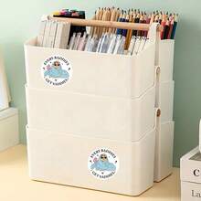 1/3 件卡通保险杠贴纸“即使坏人也会伤心” - 乙烯基自粘心理健康贴花，适用于汽车、水瓶、笔记本电脑 - 光面处理，后置，一次性粘合剂，趣味设计，适用于学校用品，返校 - Multicolour - 查看 7