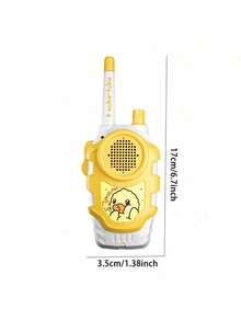 1 Pair New Children's Walkie Talkies, Easy To Operate, Suitable For Kids, Family Interactive Toy, Long Distance Communication Toy, Holiday/Birthday Gift