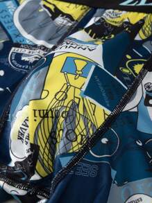 5pcs/Pack Teen Boys' Boxer Briefs, Mid-Rise Trunks For Boys Aged 12-18 Years Old