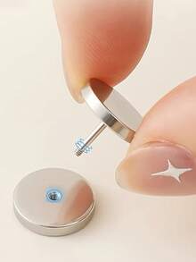 2/4 件无缝螺旋扣 - 可拆卸金属袖口紧固件，适用于毛衣、裙子、裤脚 | 混合颜色 | 时尚装饰纽扣，适用于衣领、袖口和服装修改，衣服夹子，下摆固定配件，简约夹子设计，织物夹万圣节配饰教师节 - 彩色 - 查看 4