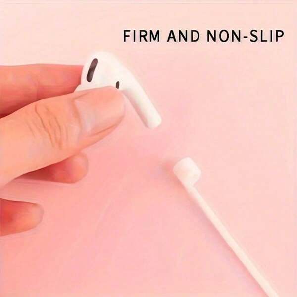 Silicone Anti-Lost Headphone Rope - Safe Fixed Safety Cable For Sports And Outdoor Activities