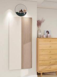 1PC Self-Adhesive Felt Board Wall Decor - Nordic Minimalist Soundproof Pin Board, Reusable Photo Wall & Memo Board For Bedroom/Office, Geometric DIY Background Panel With Noise Reduction, Perfect For Hiding Wall Flaws & Displaying Photos/Notes