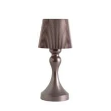 1 Stück wiederaufladbare Meerjungfrau & Pilz Lampe, kreative gestreifte Lampenschirm, kleine Nachtbeleuchtung, USB-C Industriestil, kabellose tragbare Bar Lampe, Camping Licht, Schreibtischlampe, dimmbar, 3 Farbtemperaturen, Berührungssensor, geeignet für Restaurant, Schlafzimmer, Bar, Terrasse, Café, Camping, Party, Nachttisch, Schreibtisch + 1 USB Ladekabel