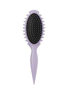 Escova de Cachos 2025 para Cabelos Cacheados, Ondulados e Enrolados - Escova Alisadora e Livre de Frizz com Ferramenta de Limpeza, Leve e Design, Múltiplas Cores, Adequada para Cabelos Molhados e Secos, Secagem com Secador, Uso Doméstico, Salão e Escova de Viagem, Modela Facilmente os Cachos e Adiciona Volume, De Volta às Aulas, Essenciais de Viagem e Férias, Acessórios de Cabelo para Mulheres