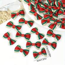 40pcs/Set Random Color & Style Bow Decorations, DIY Christmas Wreath, Christmas Tree Ornaments, Christmas Gifts, Scene Decor, Holiday Decor, Home Office Party Decorations - Multicolor - View 5