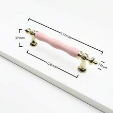 Tiradores modernos de cerámica con aleación de zinc de alta gama para gabinetes, cajones, habitación infantil, armarios y muebles