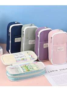 Durable Pencil Case Back To School - Pink - View 3