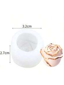 1pc 4-Cavity Rose Flower Ice Cube Tray, Multipurpose Chocolate, Jelly, Ice Cube Mold Tray For RV Party, Kitchen Fridge, Suitable For Baking, Back To School, Summer Ice Box And Tray, Silicone Rose Flower Ice Cube Tray - Romantic Cocktail Accessory For Gin & Tonic, Champagne, Reusable Party Decor, Essential For Vegan Kitchen, Christmas Gift, Floral Pattern Bar Tool - Multicolor - View 7